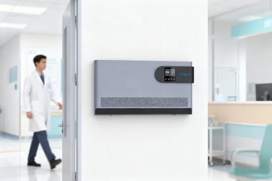 2026 Wall-Mounted Plasma Air Purifier, HEPA  Air Filter Bathrooms and Medical Waste Areas in Garbage Stations,Energy-Saving, Eco-Friendly,China Factory,Kj-501ty